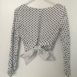 ADORABLE POLKA DOT TOP